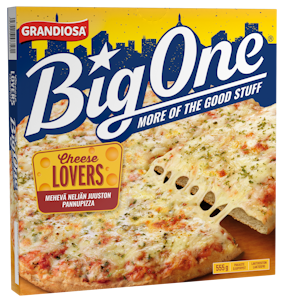 Grandiosa pizza Big One Cheese lovers 555g pakaste