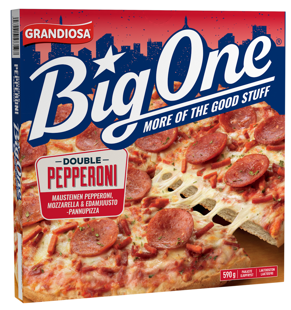 Grandiosa pizza Big One Pepperoni 590g pakaste — HoReCa-tukku Kespro