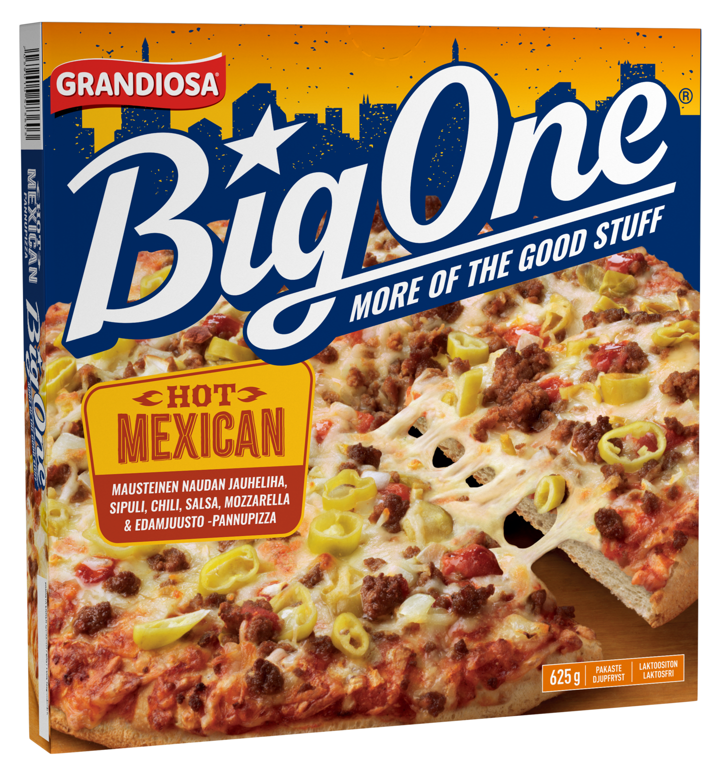 Grandiosa pizza Big One Hot Mexican 625g pakaste