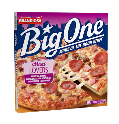 Grandiosa pizza Big One Meat lovers 580g pakaste