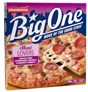 Grandiosa pizza Big One Meat lovers 580g pakaste