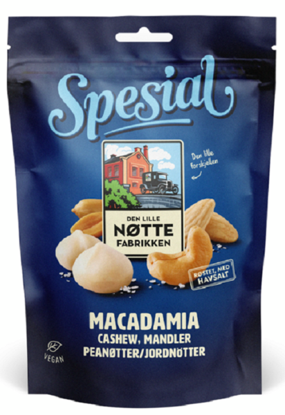 Den Lille Nøttefabrikken Spesial pähkinäsekoitus 190g