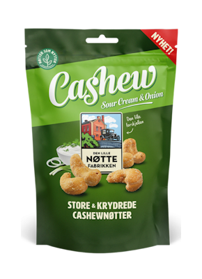 Den Lille Nøttefabrikken Cashew SourCream & Onion 150g