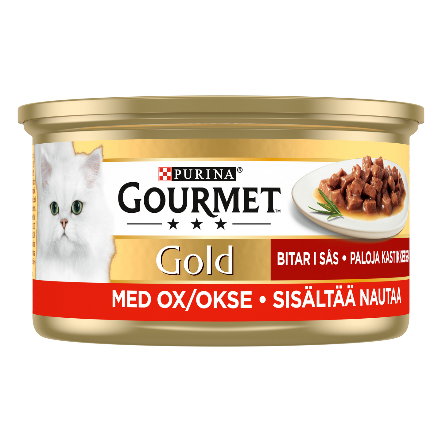 Gourmet Gold Naudanlihaa Kastikkeessa 85g kissanruoka