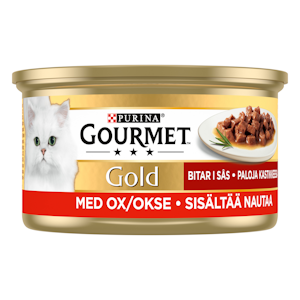 Gourmet Gold Naudanlihaa Kastikkeessa 85g kissanruoka