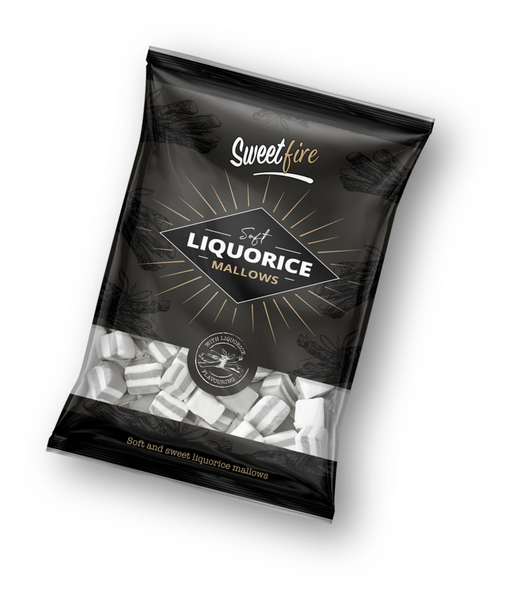 Sweetfire Liquorice Mallows vaahtokarkki 150g QPA