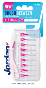 Jordan Brush Between XS 0,4mm Interdental Brush hammasväliharja 10kpl