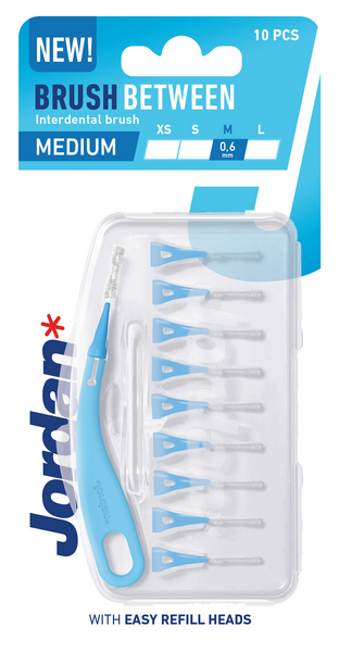 Jordan Brush Between M 0,6mm Interdental Brush hammasväliharja 10kpl