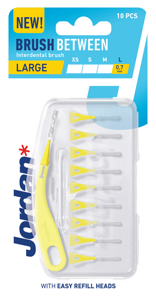 Jordan Brush Between L 0,7mm Interdental brush hammasväliharja 10kpl