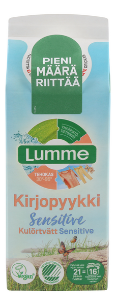 Lumme hajusteeton kirjopyykinpesuneste 750ml Sensitive