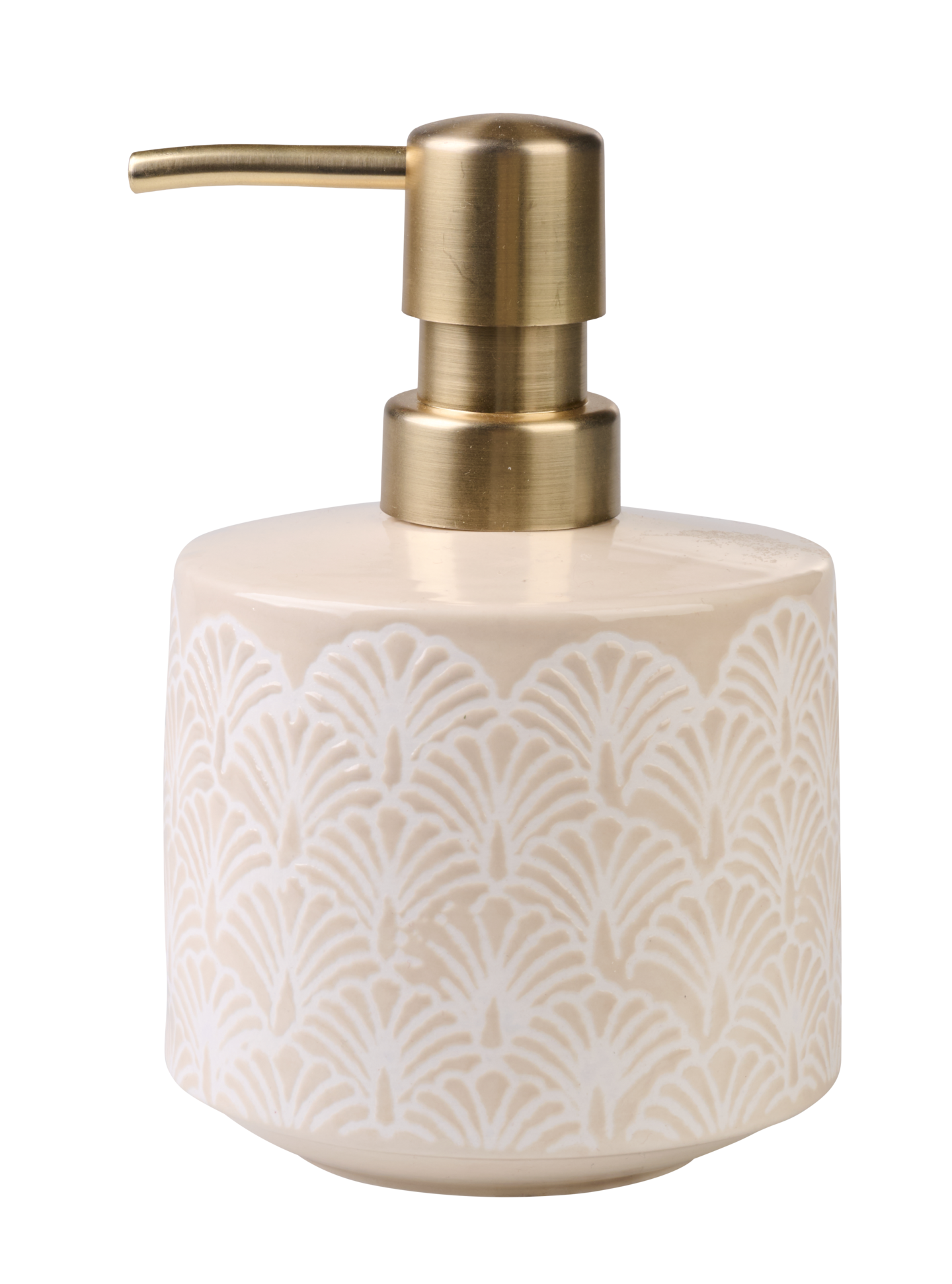 Hemtex 24h Lilja saippua-annostelija 14,5x9,5 cm beige