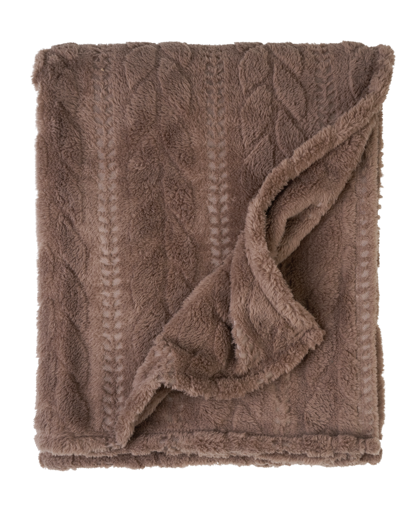 Hemtex 24h Braided huopa 130x170 cm taupe