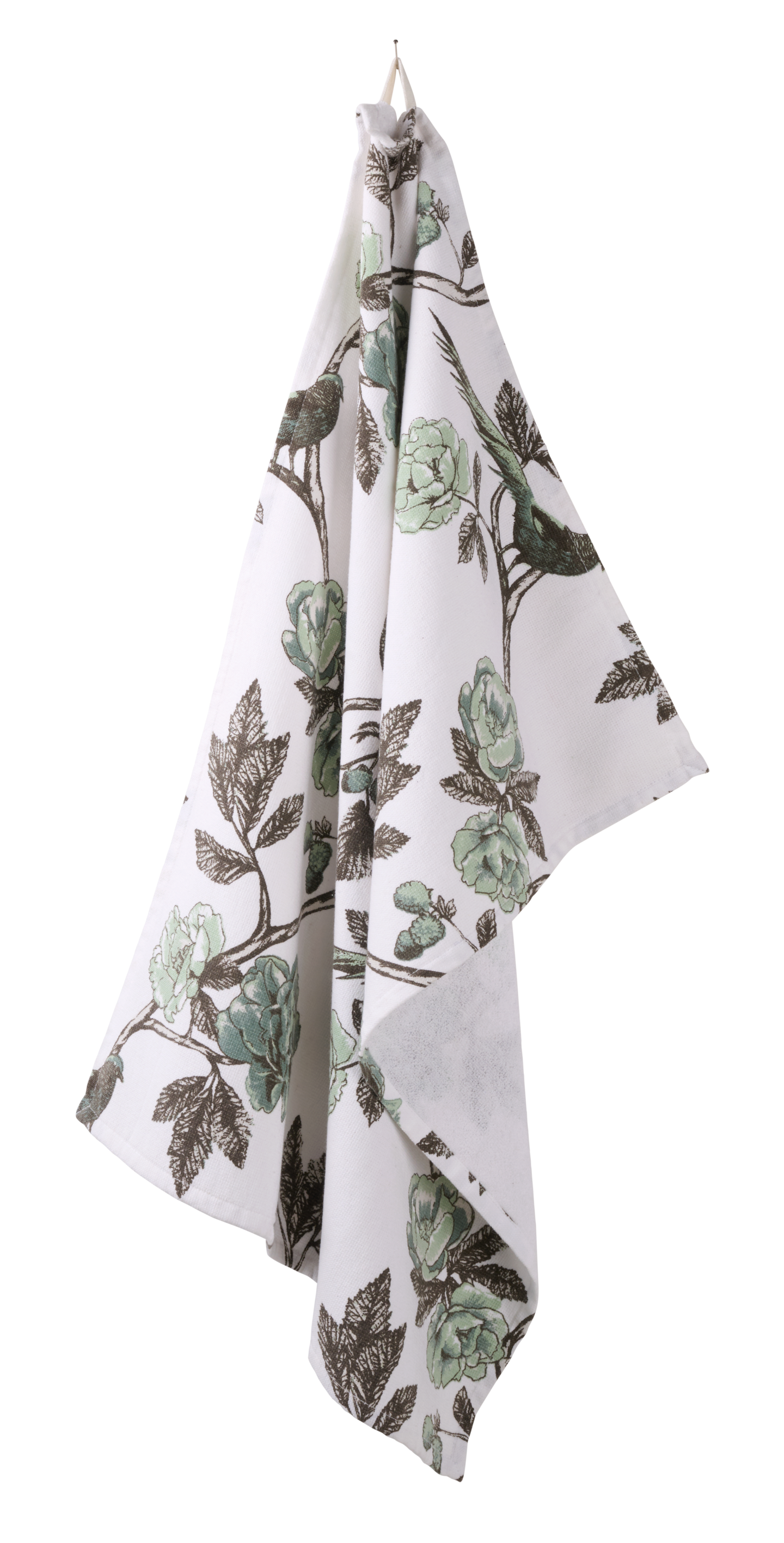 Hemtex 24h Fasan pyyhe 50x70 cm valko-vihreä