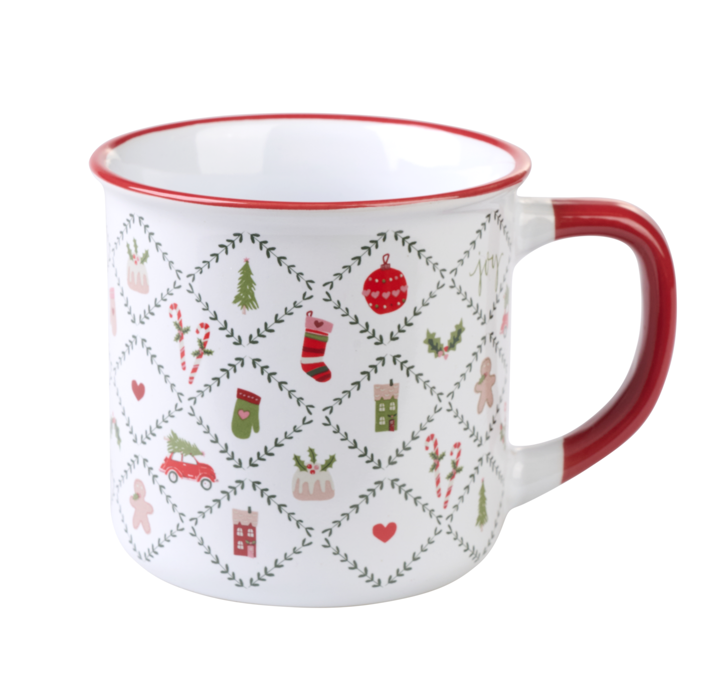 Hemtex 24h Xmas Carol muki 280 ml punainen