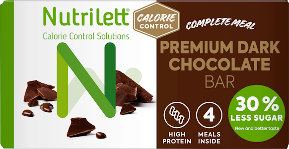 Nutrilett Premium Dark Chocolate ateriankorvikepatukka 4x60g