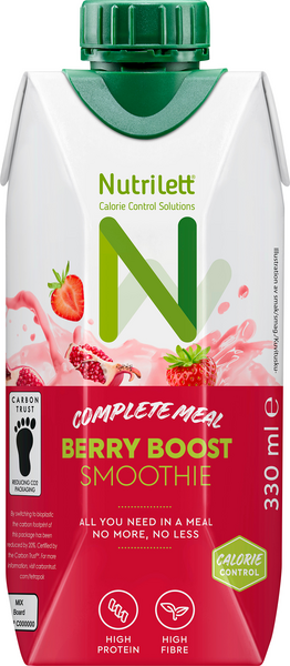 Nutrilett smoothie 330ml berryboost — HoReCa-tukku Kespro