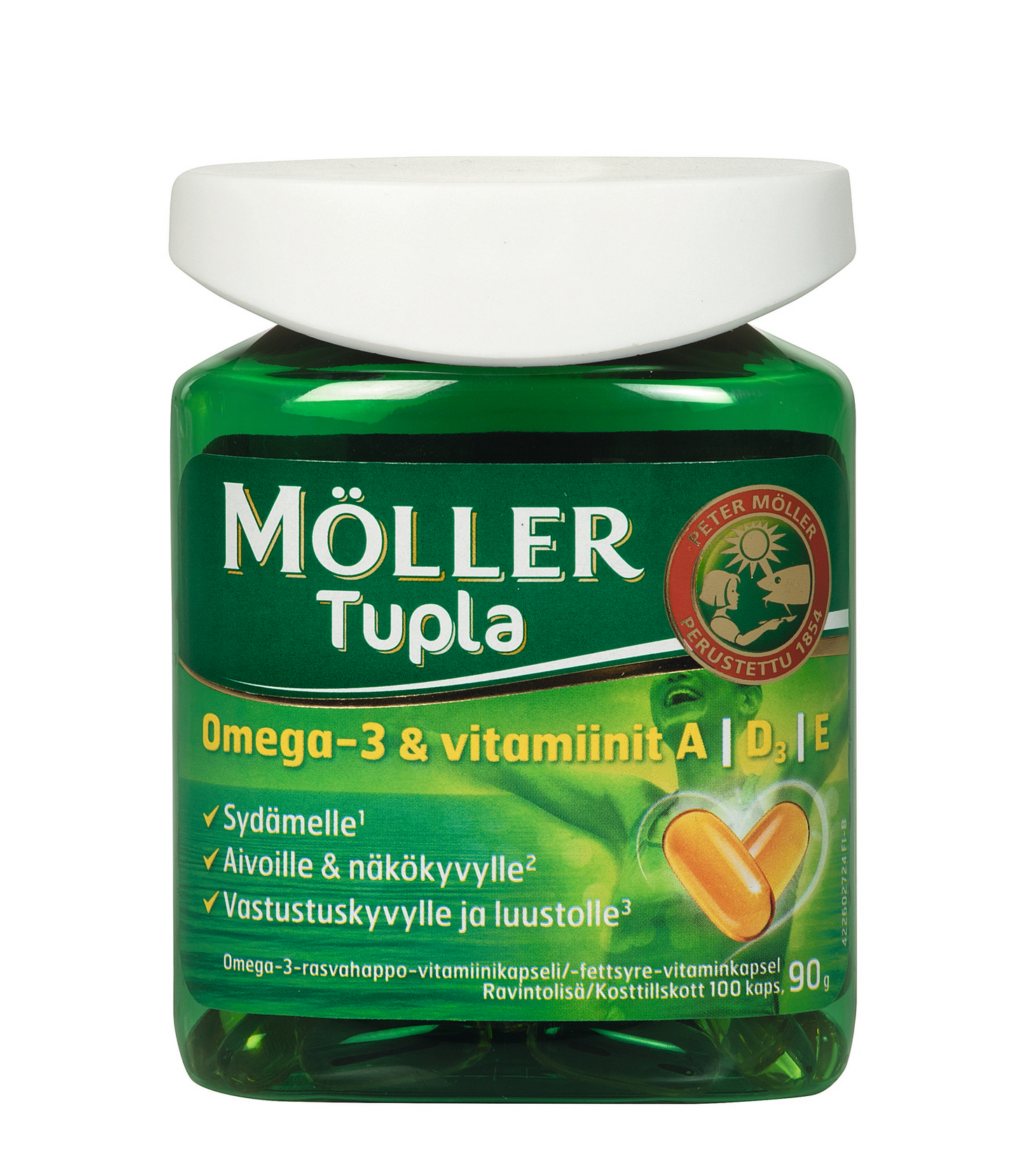 Möller Tupla Omega-3 100kaps 90g