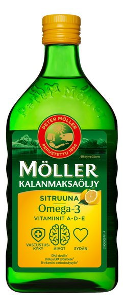 Möller kalanmaksaöljy 500ml sitruuna