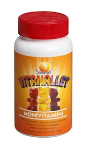 Sana-sol Vitanallet monivitamiinivalmiste 60 kpl