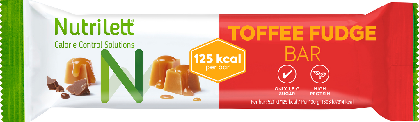 Nutrilett suklaapatukka 40g toffee fudge