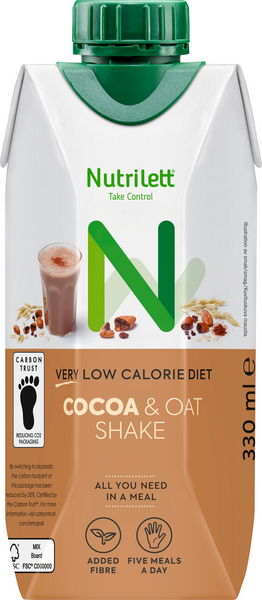 Nutrilett smoothie 330ml cocoa-oat