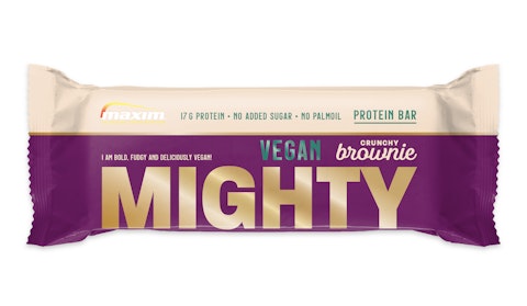 Maxim Proteiinipatukka 55g vegan mighty crunchy brownie