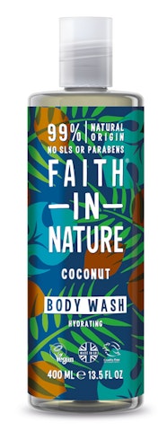 Faith In Nature suihkusaippua 400ml Coconut