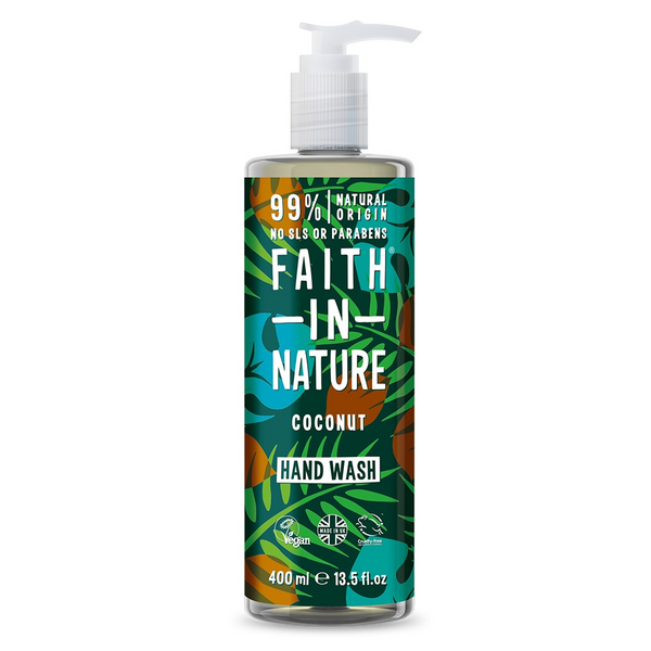 Faith In Nature nestesaippua 400ml Coconut