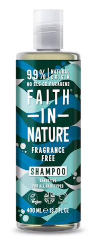 Faith in Nature shampoo 400ml Fragrance Free
