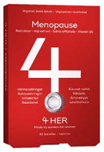 4Her Menopause ravintolisä 60kpl