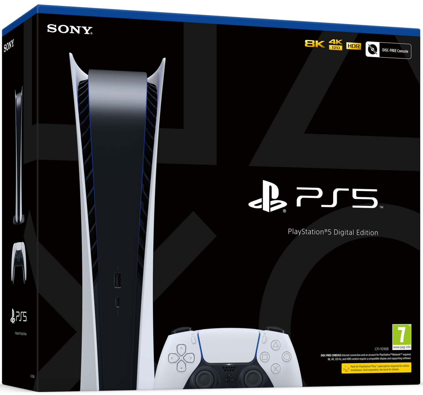 Sony PlayStation 5 Digital Edition pelikonsoli