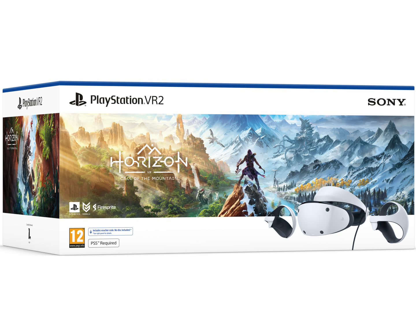 Sony PlayStation VR2 virtuaalilasit + Horizon: Call of the Mountain -peli