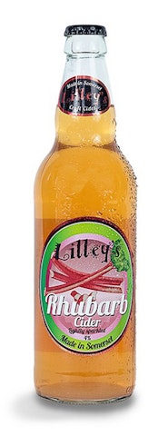 Lilleys Rhubarb cider lightly sparkled 4,0% 0,5l