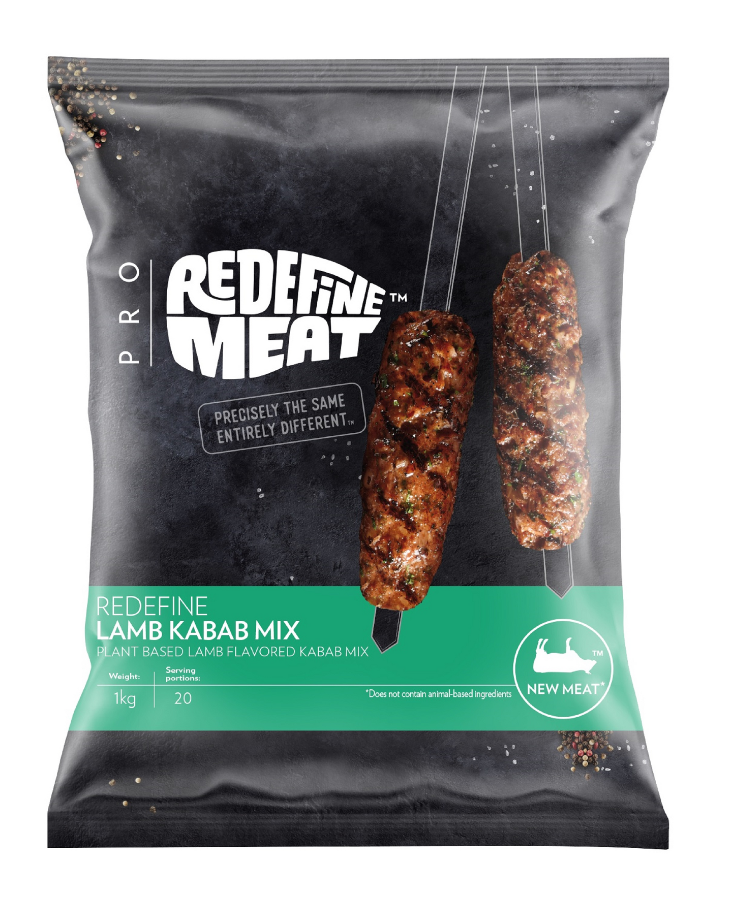 Redefine Meat Kasvipohjainen kebabjauhismassa 1kg pakaste — HoReCa-tukku  Kespro