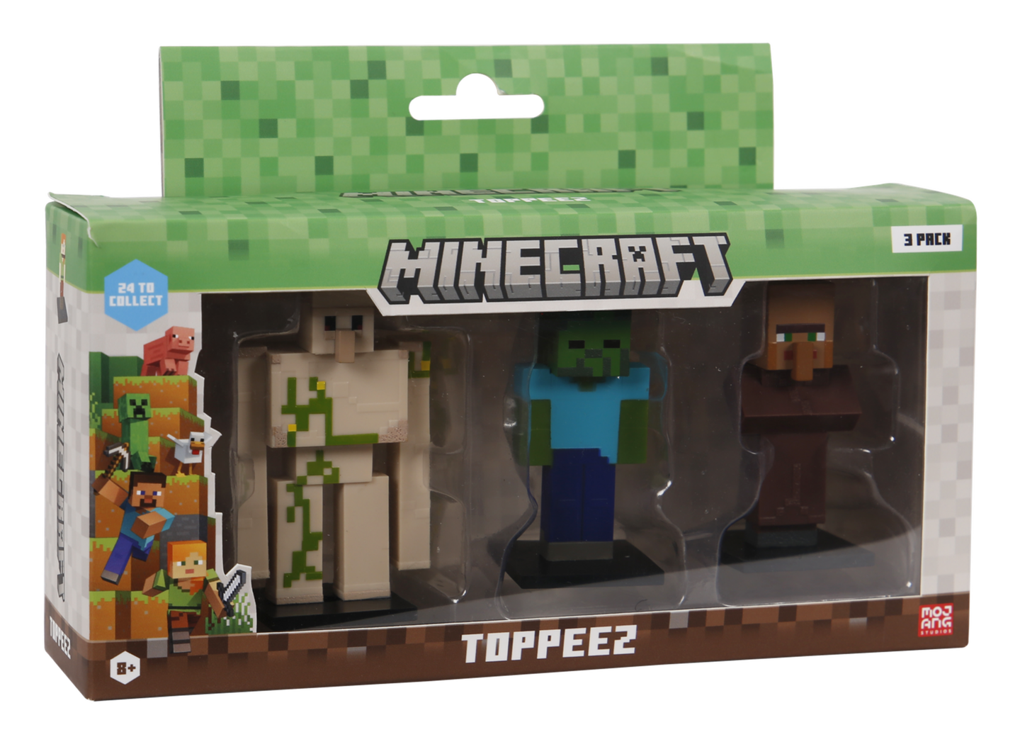 Minecraft 3D 6 cm hahmo 3 kpl | K-Ruoka Verkkokauppa