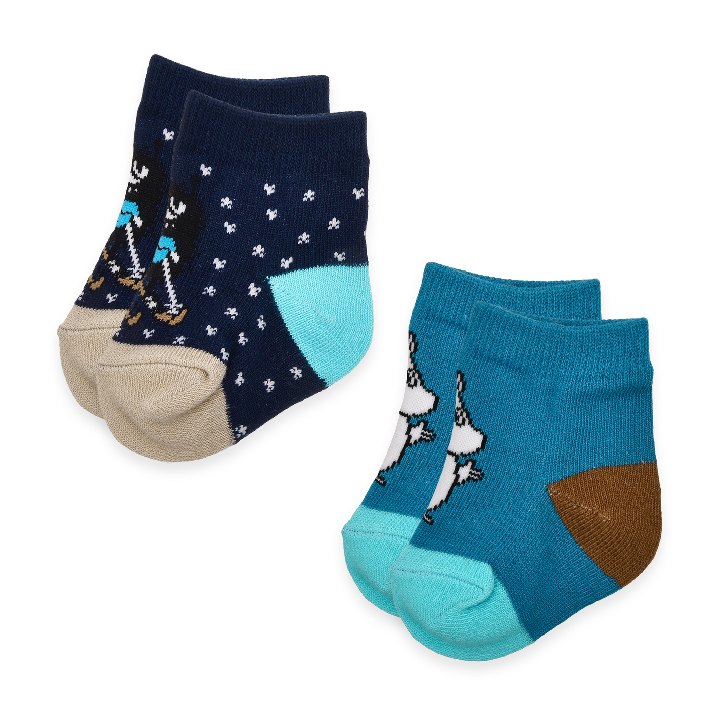 Moomin By Nordicbuddies Muumipeikko ja Haisuli sukkasetti