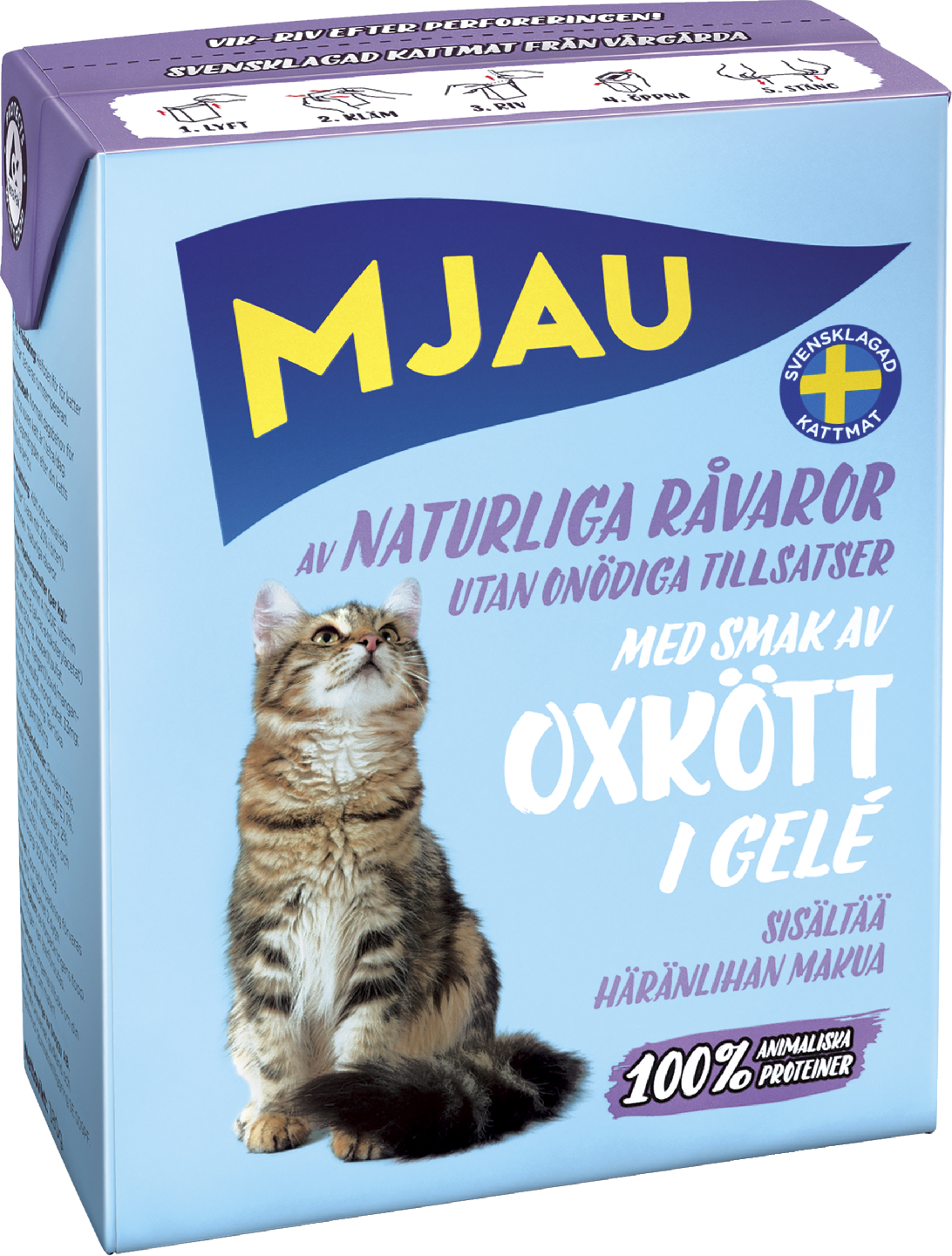 Mjau kissanruoka hyytelössä 380g nauta