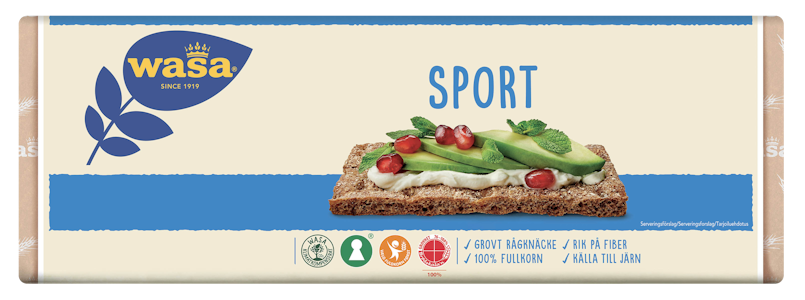 Wasa Sport näkkileipä 550g PPA