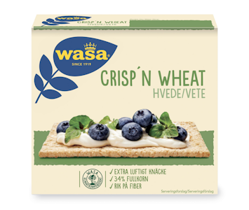 Wasa Crisp 'n  Wheat kuiva leipä 110 g