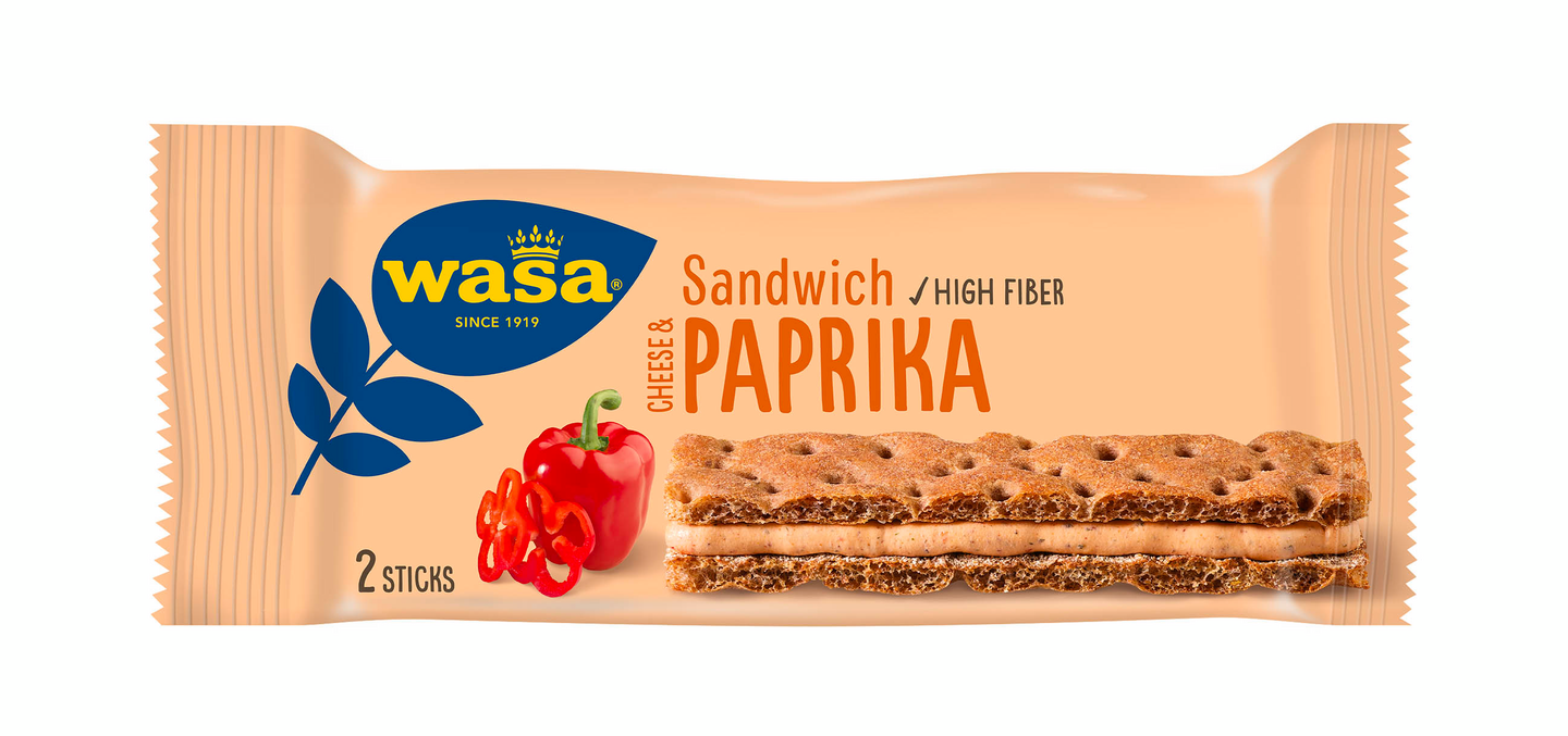 Wasa Sandwich 37g tuorejuusto/paprika