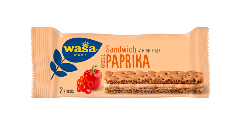Wasa Sandwich 37g tuorejuusto/paprika