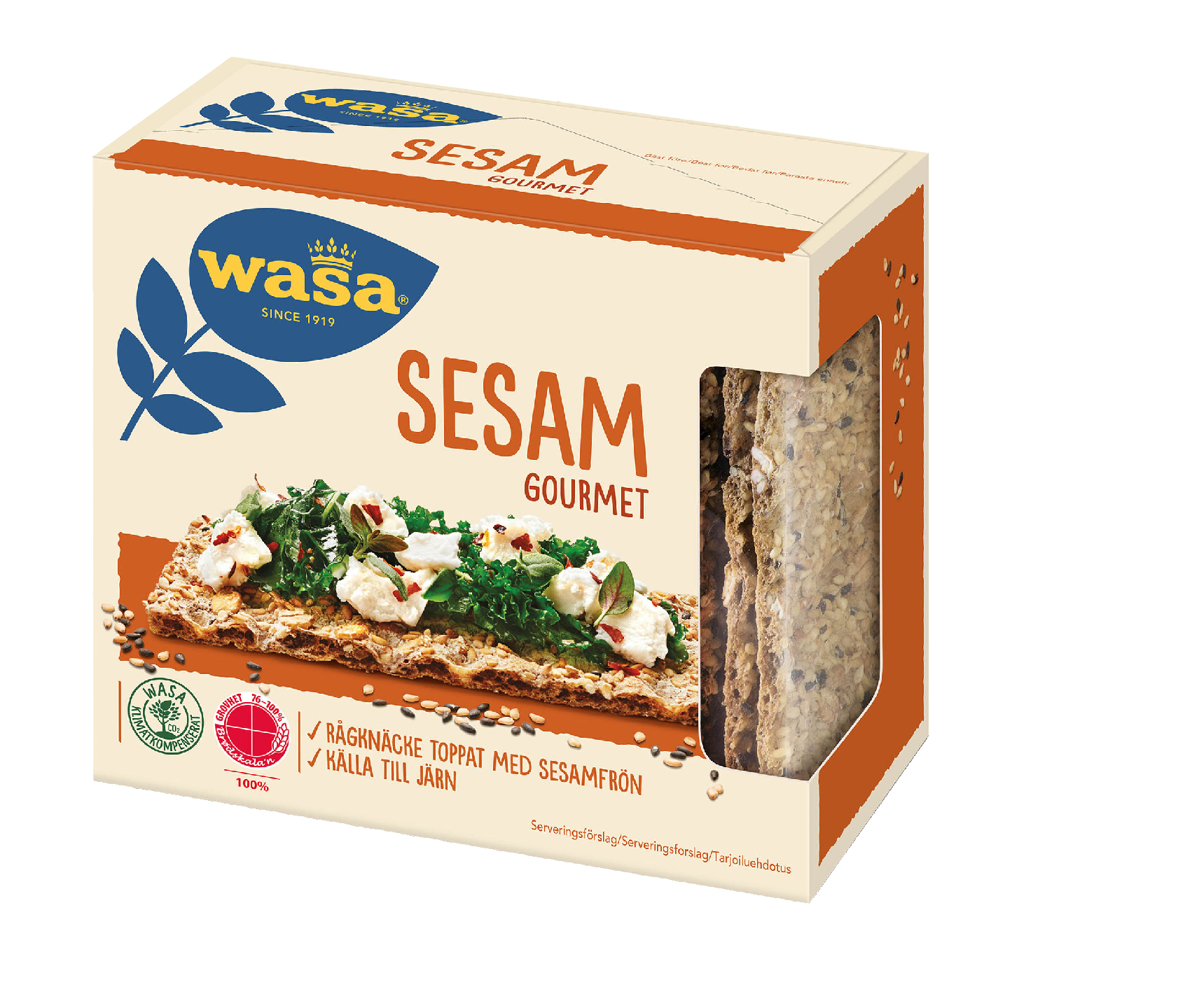 Wasa näkkileipä 220g sesam gourmet