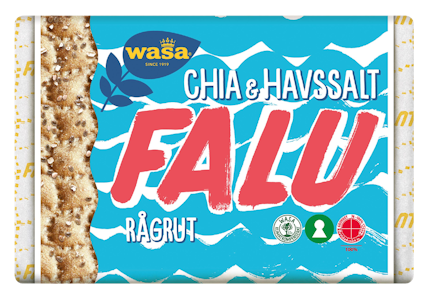 Wasa Falu näkkileipä 235g chia-merisuola