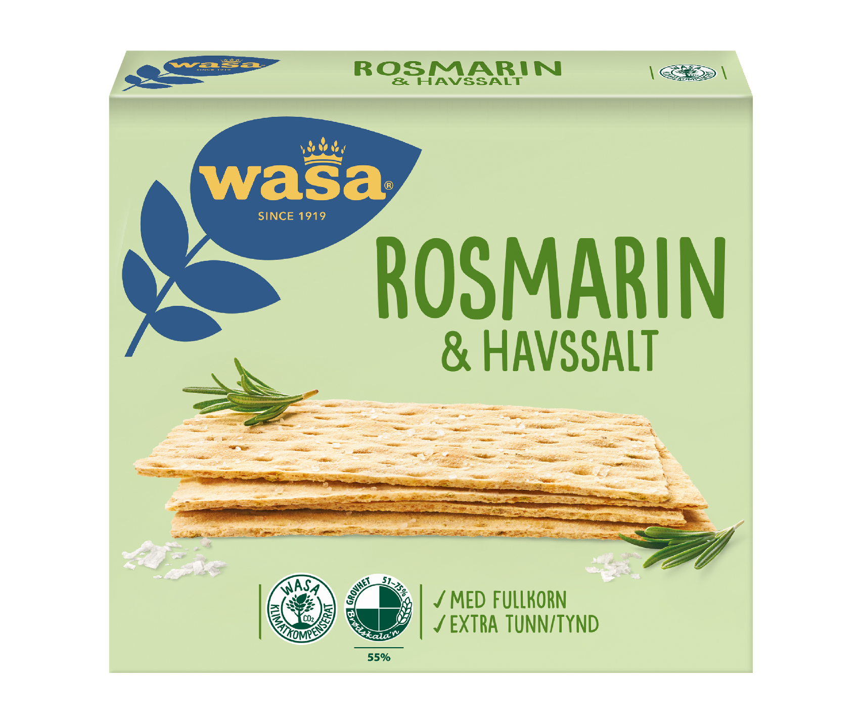 Wasa näkkileipä 190 g Rosmariini - Merisuola