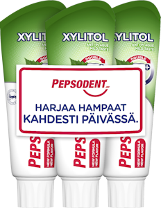 Pepsodent hammastahna 3x75ml Xylitol