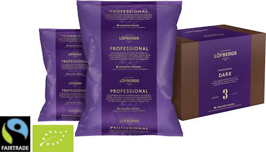 Löfbergs Professional Dark Kahvi 75x80g Reilukauppa Luomu Jauhatus 1,5