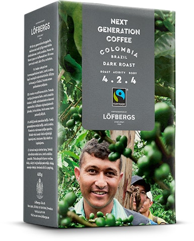 Löfbergs Colombia Brazil Dark brygg 450g kahvi