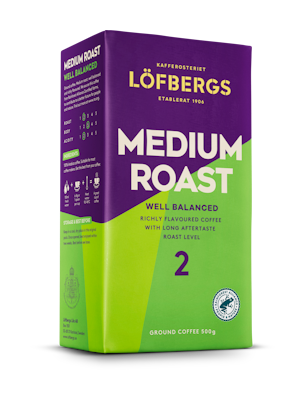 Löfbergs Medium Roast 500 g kahvi Rainforest Alliance