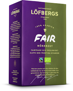 Löfbergs Fair Dark Roast kahvi 450 g Reilu Kauppa luomu