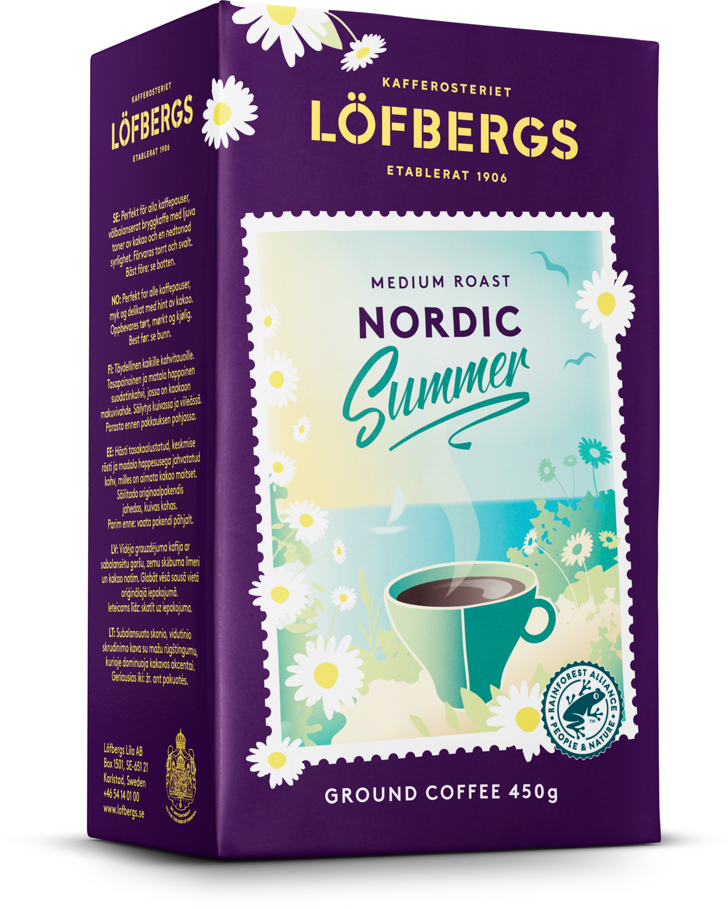 Löfbergs Nordic kahvi 450g suodatinjauhatus